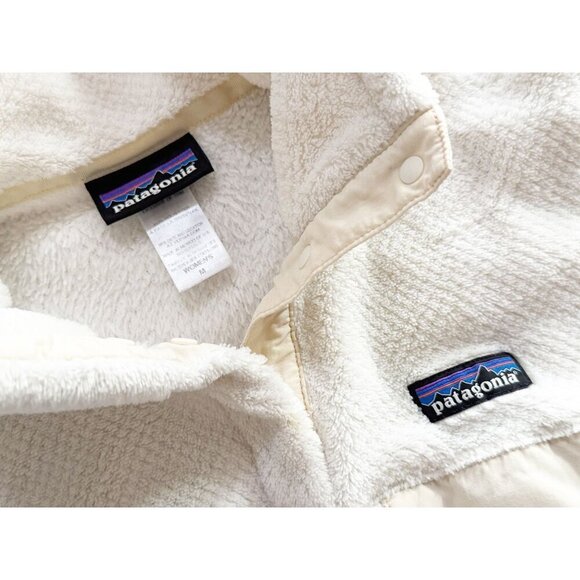 PATAGONIA Women's 1/4 Snap Button Pullover Fleece Size Med - Picture 6 of 8